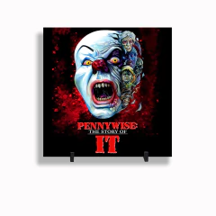 Quadro Azulejo Personalizado de Cerâmica 15x15 cm e Suporte It A Coisa Pennywise MOD 09 - comprar online