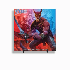Quadro Azulejo Personalizado de Cerâmica 15x15 cm e Suporte DIO Banda de Rock MOD 02 - comprar online