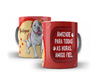 Caneca Branca de Cerâmica Eu Amo Cachorro Pet Buldogue Mod 01