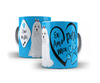 Caneca Branca de Cerâmica Eu Amo Cachorro Pet Maltês Mod 22