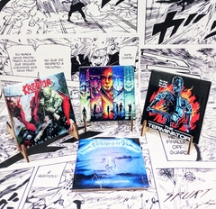 Quadro Azulejo Personalizado de Cerâmica 10x10 cm e Suporte AC DC Banda de Rock MOD 13 na internet