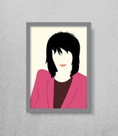 Quadro Joan Jett Minimalista - Casa Rock Store