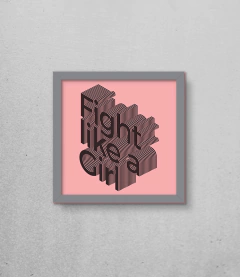 Imagem do Quadro Fight Like a Girl
