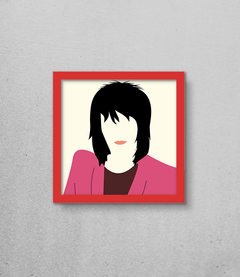 Quadro Joan Jett Minimalista - Casa Rock Store
