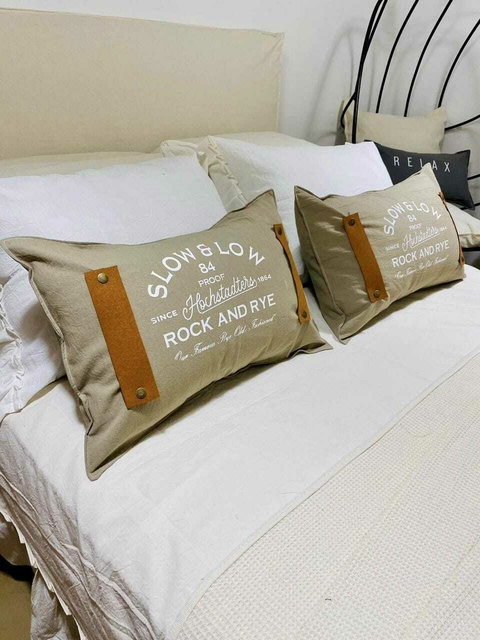 Almohadón Industrial Beige 40 x 60