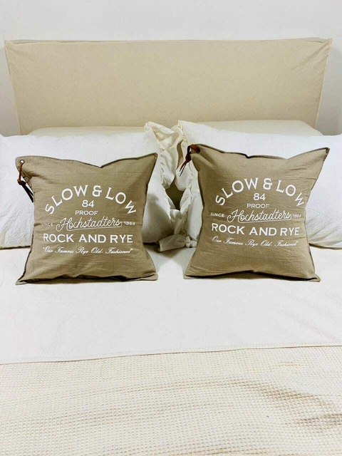 Almohadón Industrial Beige 40 x 40