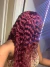Lace front hd cabelo humano vermelho na internet