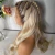Peruca lace front hd cabelo humano loiro claríssimo