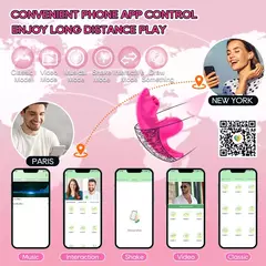 Vibrador sugador sem fio via Bluetooth na internet