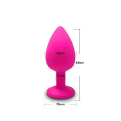 Plug vibrador em silicone macio