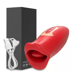 Língua telescópica sucção vibrador feminino - Sex Shop Universo do Amor