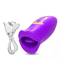 Língua telescópica sucção vibrador feminino