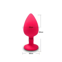 Plug vibrador em silicone macio na internet