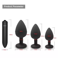 Plug vibrador em silicone macio - comprar online