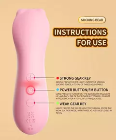 Imagem do Sugador de clitóris sucção com vibrador