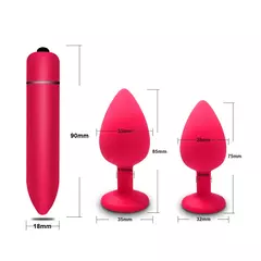 Plug vibrador em silicone macio na internet