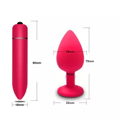 Imagem do Plug vibrador em silicone macio