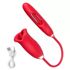 Língua telescópica sucção vibrador feminino na internet