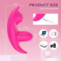 Vibrador sugador sem fio via Bluetooth na internet