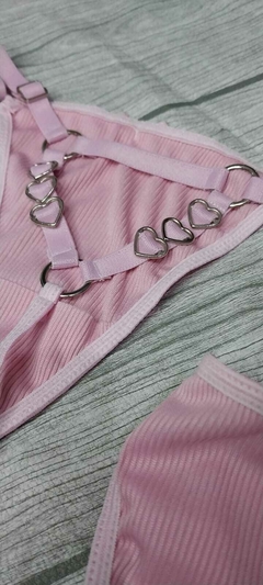 LESS CORAZONES - ROSA - comprar online