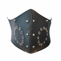 BOZAL TAPA BOCA ECO CUERO NEGRO - INSTINTOS SEXSHOP