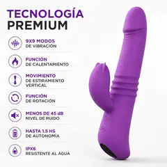 RABBIT VIBRATOR ECLIPSE - CALOR Y MOVIMIENTO - comprar online