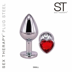 PLUG STEEL - LARGE - RED
