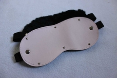 ANTIFAZ ROSA CON PELUCHE NEGRO - comprar online
