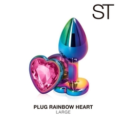 HEART RAINBOW PLUG - LARGE