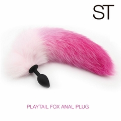 PLAYTAIL ANAL PLUG FOX PINK - SILICONA