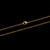 Corrente Fio 3 por 1 com Pingente Crucifixo Palito G (1,5cm) - 70cm - Banhado a Ouro 18K na internet