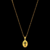 Corrente Fio 3 por 1 com Pingente Plaquinha Oval Crucifixo Vazado (1,5cm) - 70cm - Banhado a Ouro 18K - comprar online
