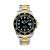 Relógio Rolex Submariner Mostrador Preto Bicolor Linha Premium