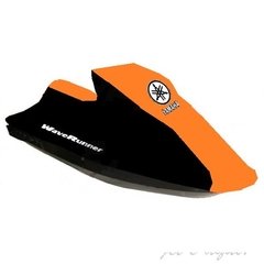 Capa Jet Ski Yamaha Super Jet Poliester 600 Preto/laranja