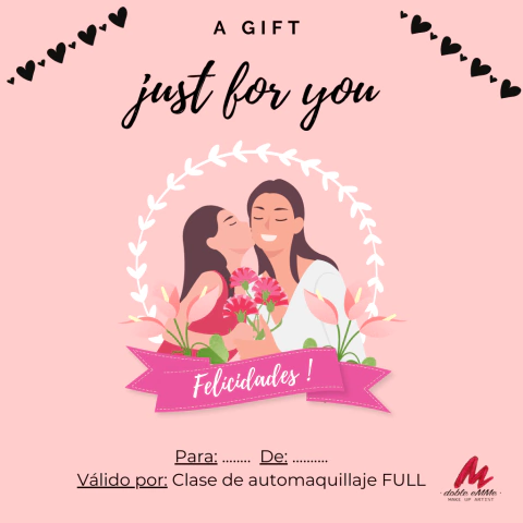 gift card clase automaquillaje full