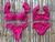 MODA PRAIA - Biquíni Tal Mãe Tal Filha Rosa