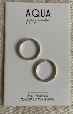 Argollas Tubo - 2,5 cm - comprar online