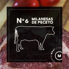 N°6. MILANESAS DE PECETO (1kg) AL VACÍO - comprar online