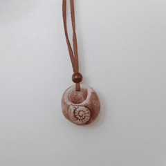Colar difusor Caramujo