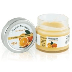 Vela para massagem grapefruit + laranja + lavanda 100g - arte dos aromas