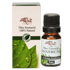 Óleo Essencial Manjericão 5ml - Arte dos Aromas