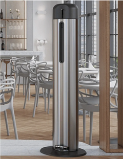 Dispenser para álcool gel com Pedal - Dercoline - Brinox - comprar online