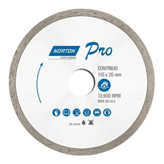 DISCO DIAM.L.PRO.110MM CONTINUO   NORTON