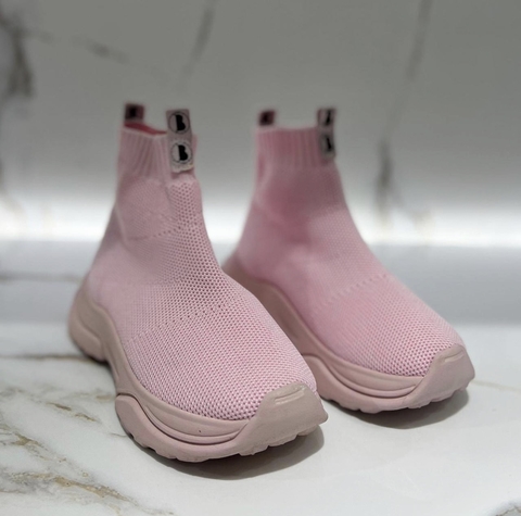 Tênis meia rosa Bubu