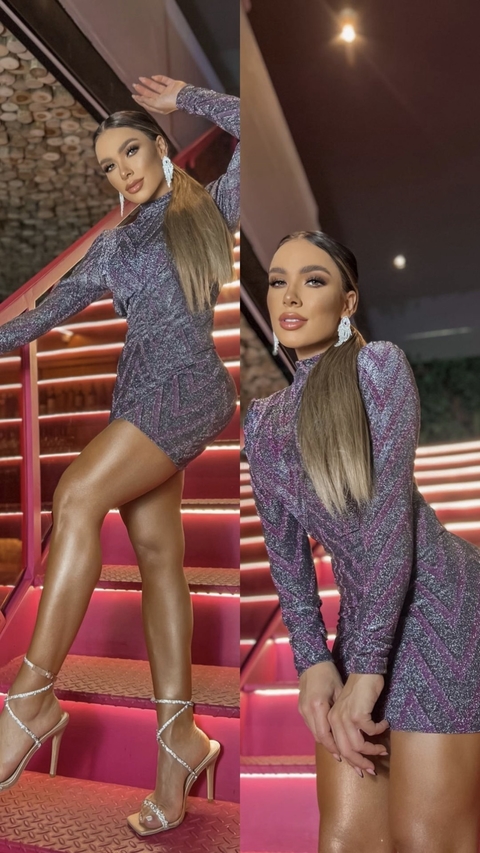 Vestido lurex (tamanho único M)