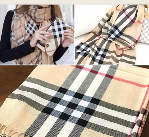 Pashmina inspired Burberry