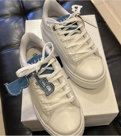 MyBubu tênis chaveiro jeans