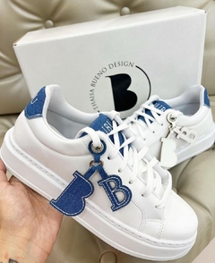 MyBubu tênis chaveiro jeans - Império Fashion