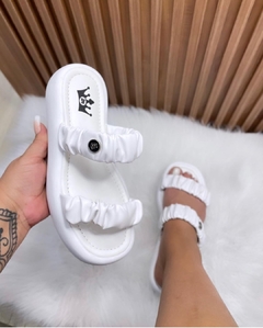 Sandália tamanco Maryland branco - comprar online