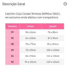 Calça cavada Ternesse DeMillus na internet